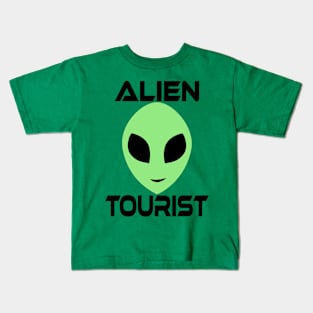 Alien Tourist Kids T-Shirt